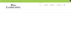 Desktop Screenshot of pinelandscaping.com