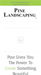 Mobile Screenshot of pinelandscaping.com